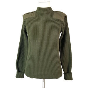 US Army DSCP Valor Collection Wool Sweater Men’s 42 Large Green Vintage